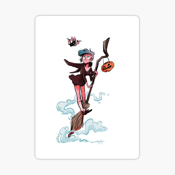 Halloween Girl 1 Sticker