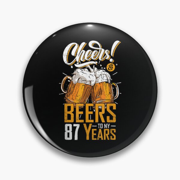 Item preview, Cheers And Beers To 87 Years 87th Funny Birthday Party Gifts  designed and sold by terrycar.