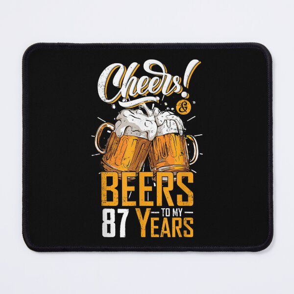 Item preview, Cheers And Beers To 87 Years 87th Funny Birthday Party Gifts designed and sold by terrycar.