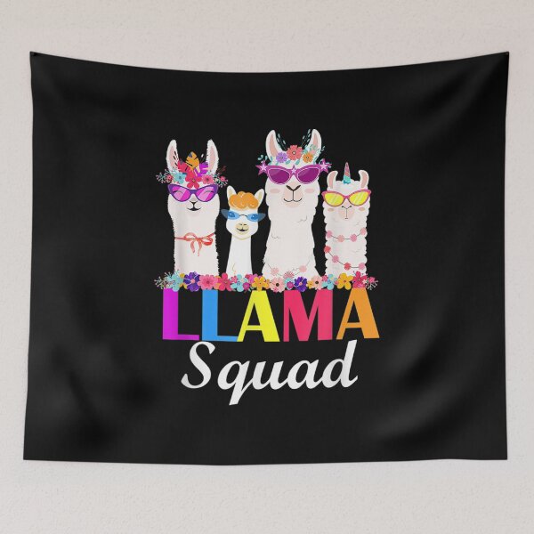 Item preview, Llama Squad Funny Cute Llama Matching  designed and sold by terrycar.