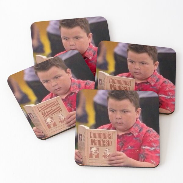 Gibby the Manifesto Book Coasters (Set of 4)