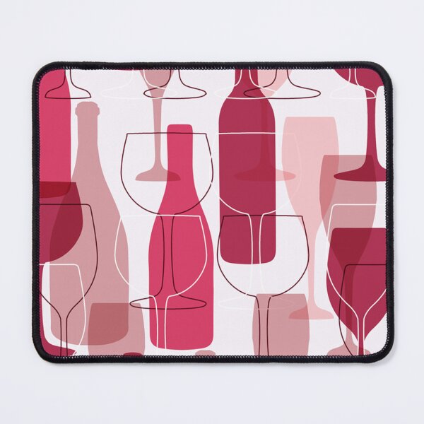 Item preview, wine bottle and glasses pattern designed and sold by JoycePruit.