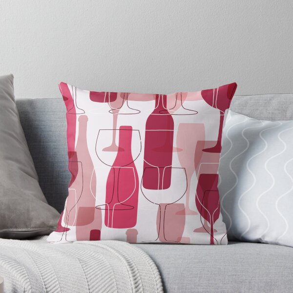 Item preview, wine bottle and glasses pattern designed and sold by JoycePruit.