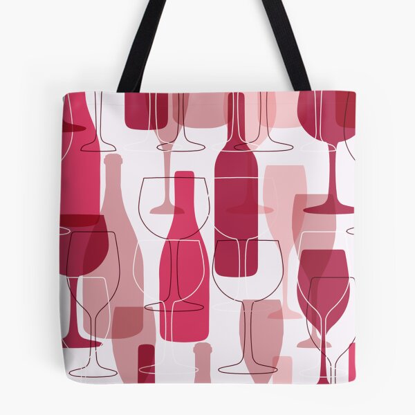 Item preview, wine bottle and glasses pattern designed and sold by JoycePruit.