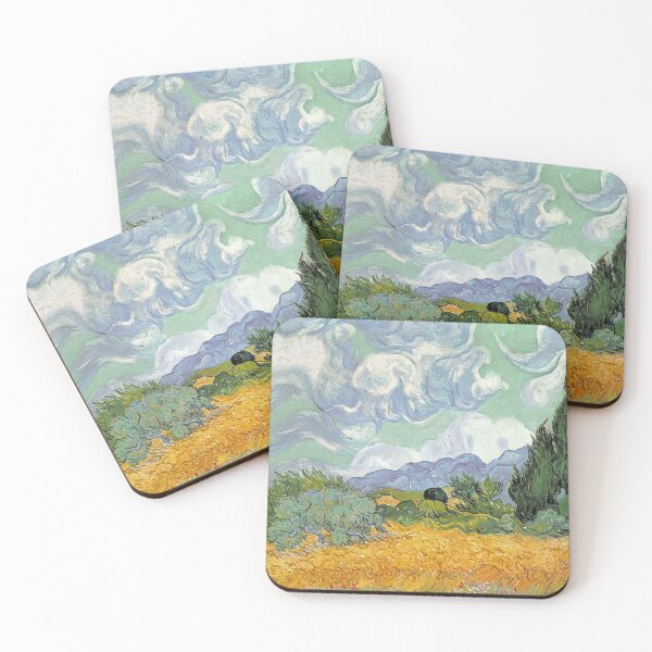 Item preview, Wheat Field with Cypresses designed and sold by ralineryders.