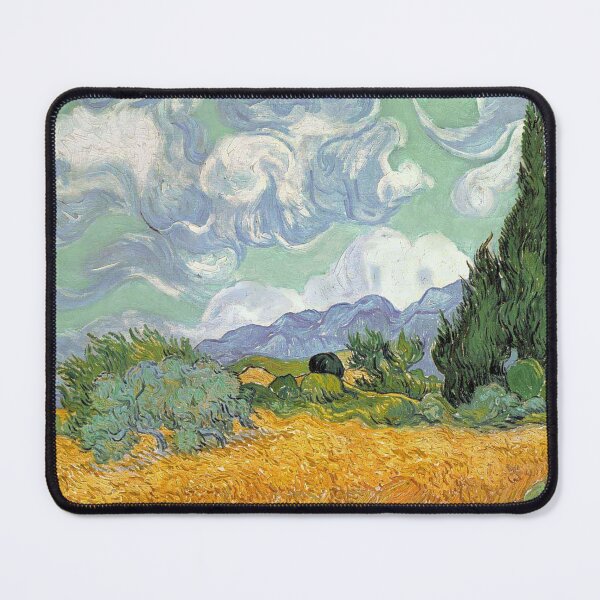 Item preview, Wheat Field with Cypresses designed and sold by ralineryders.