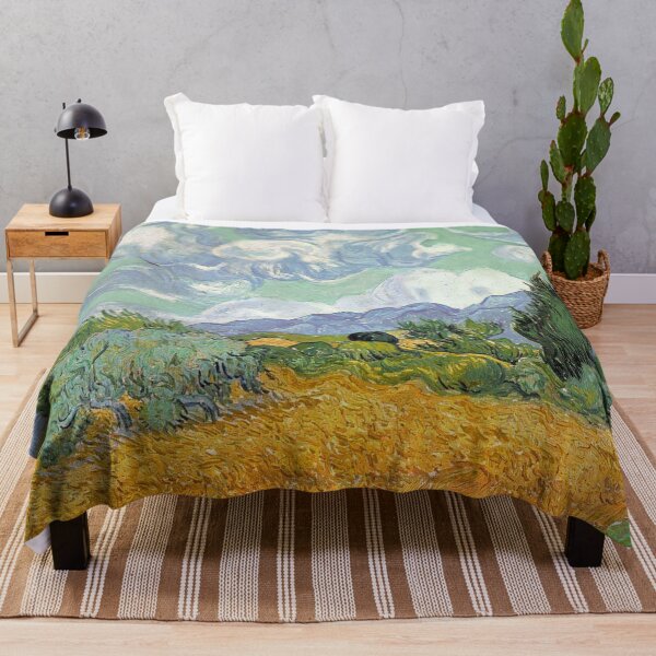 Item preview, Wheat Field with Cypresses designed and sold by ralineryders.