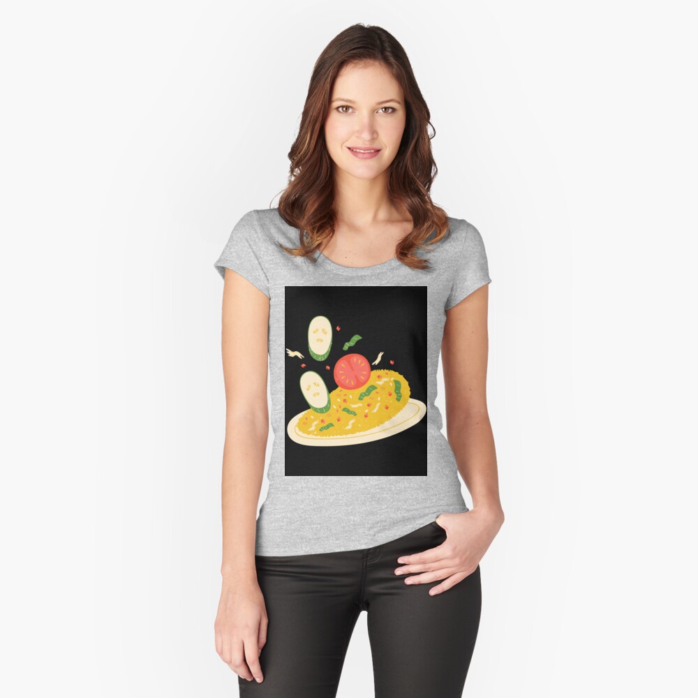 Item preview, Fitted Scoop T-Shirt designed and sold by JiggsFashion.