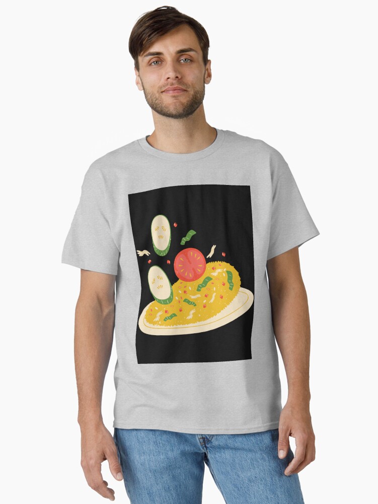 Thumbnail 2 of 7, Classic T-Shirt, Korean Mixed Rice art designed and sold by JiggsFashion.