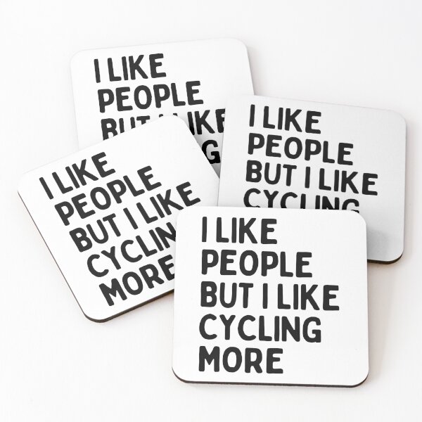 Item preview, I like people BUT I like cycling more designed and sold by TheGreenGoat.