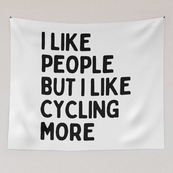 Item preview, I like people BUT I like cycling more designed and sold by TheGreenGoat.