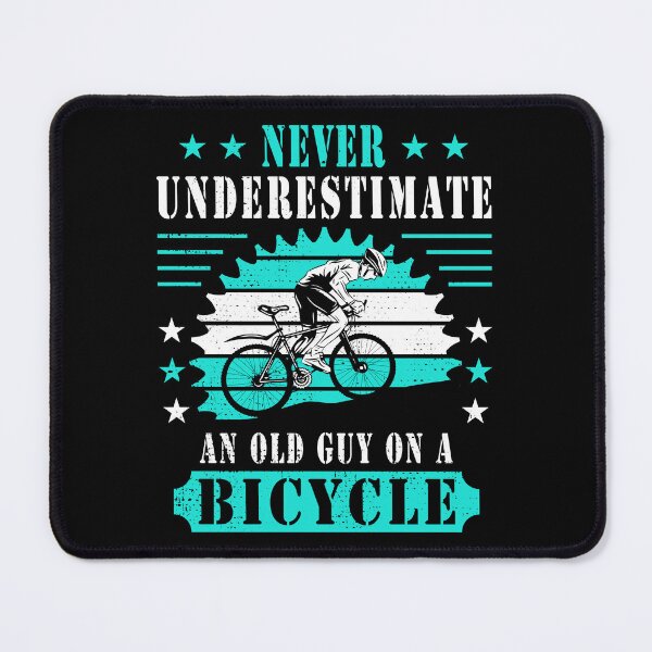 Item preview, Never Underestimate An Old Guy On A Bicycle Gravel Bike Cyclist birthday designed and sold by grinta2021.