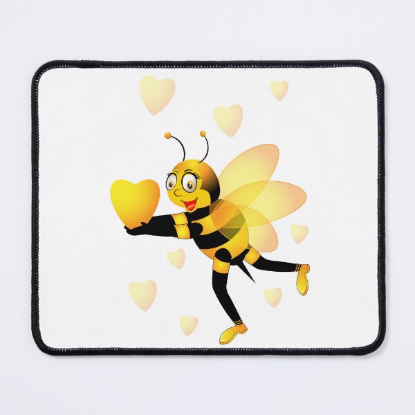 Item preview, honey bee falling in love illustration designed and sold by ZieProject.