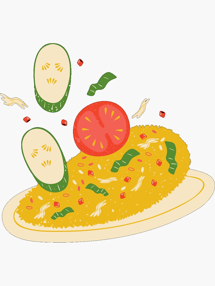 Thumbnail 3 of 3, Sticker, KPOP Dishes designed and sold by JiggsFashion.