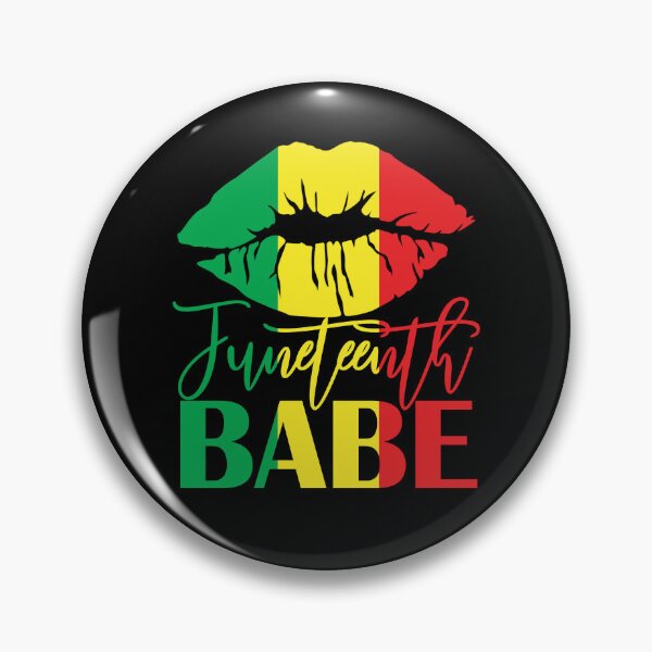 Artikelvorschau, Juneteenth Babe Kiss Lips Black Freedom Woman Juneteenth Gear entworfen und verkauft von DynamicDesign.