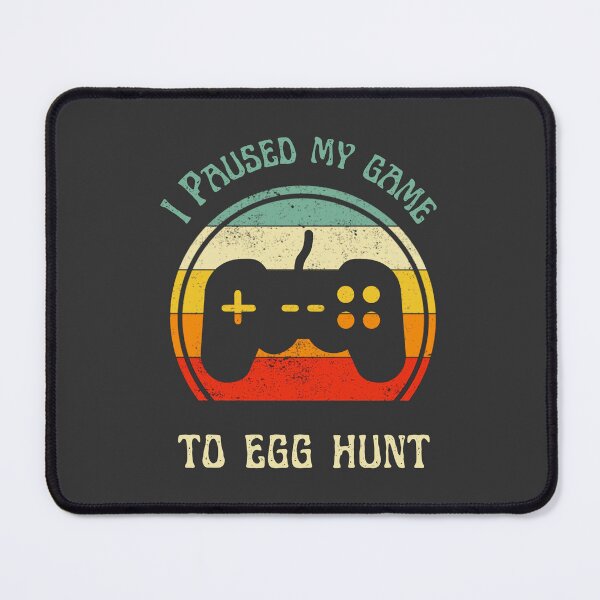 Item preview, I paused my video game to egg hunt - vintage retro design designed and sold by rmpk101.