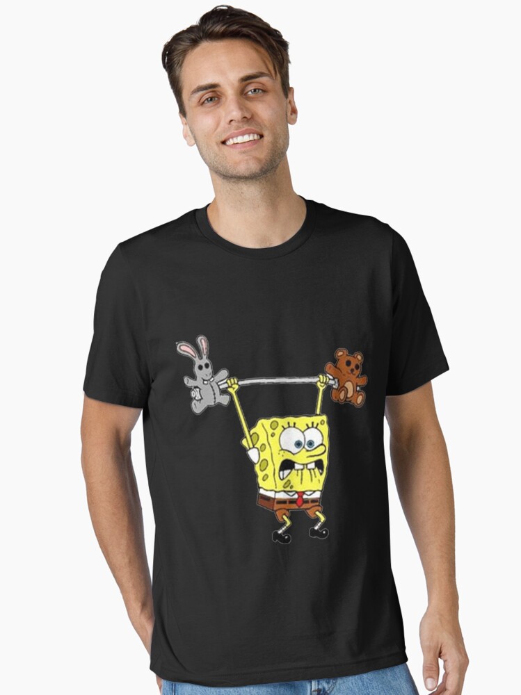Thumbnail 1 von 7, Essential T-Shirt, SpongeBob Gewichtheben Classic. designt und verkauft von wygalorebaug.