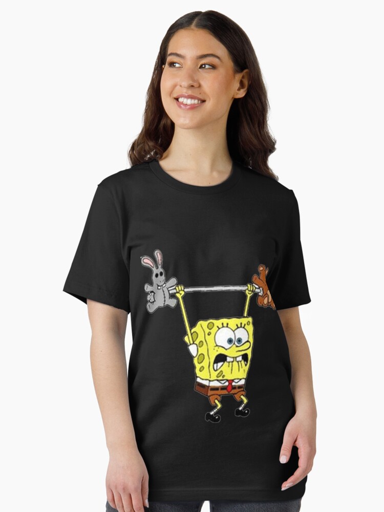 Thumbnail 2 von 7, Essential T-Shirt, SpongeBob Gewichtheben Classic. designt und verkauft von wygalorebaug.