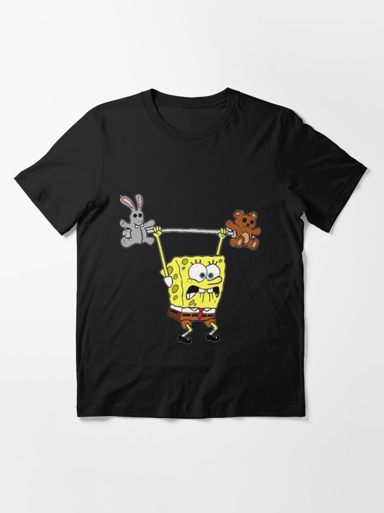 Thumbnail 3 von 7, Essential T-Shirt, SpongeBob Gewichtheben Classic. designt und verkauft von wygalorebaug.