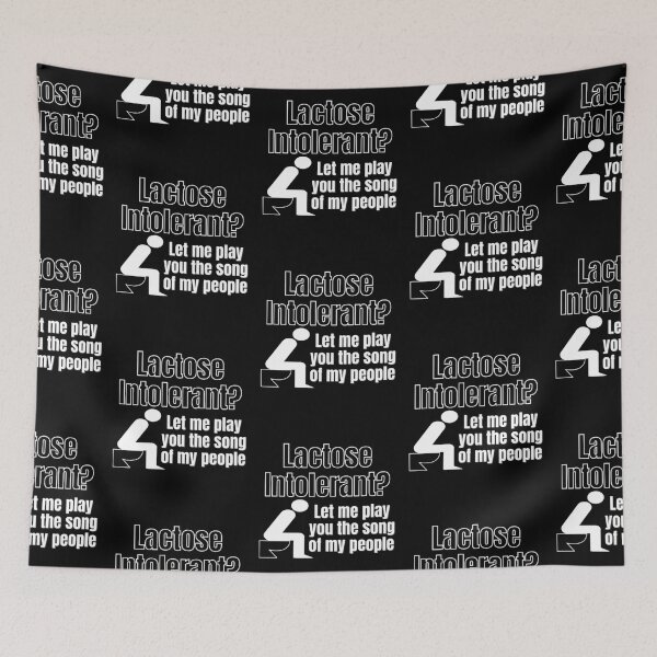 Item preview, Lactose Intolerant Play You The Song Of My People designed and sold by RichTeeDesigns.