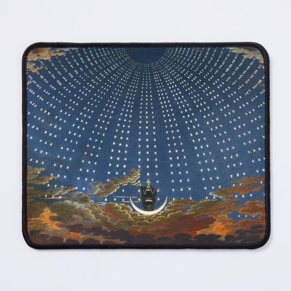 Item preview, Design for The Magic Flute: The Hall of Stars in the Palace of the Queen of the Night, Act 1, Scene 6 by Karl Friedrich Schinkel designed and sold by see-the-fox.