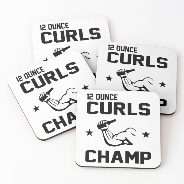 Item preview, 12 Ounce Beer Curls Champ designed and sold by GillianBotsford.