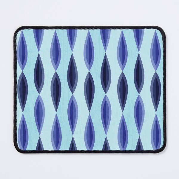 Item preview, Abstract Foliage Grunge Style Pattern Blue designed and sold by SoccaTamam.
