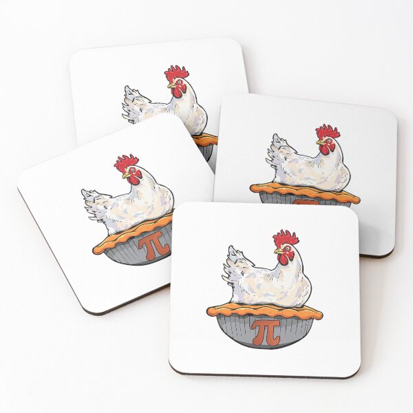 Item preview, Funny Chicken Pie Lover Math Geek Math Nerd Pi Day designed and sold by davetmccall.