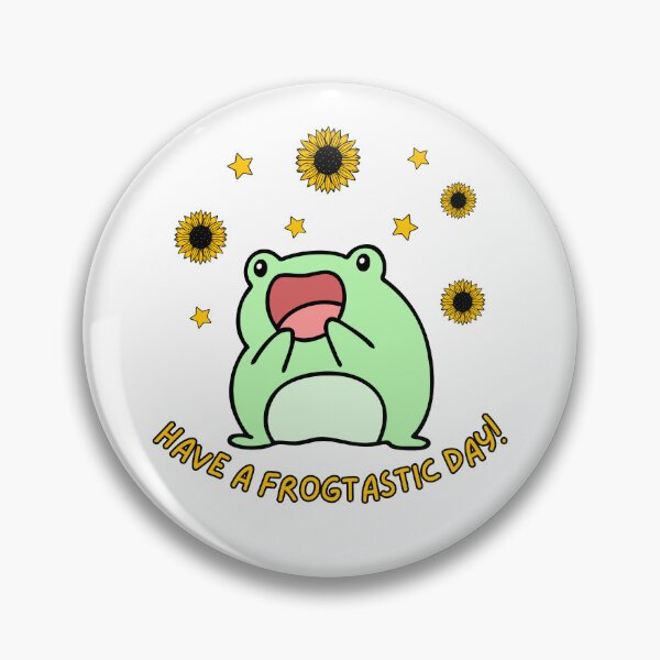 Item preview, Frog Aesthetic Sunflower Botanical Cottagecore Cottage Core Kawaii Frog  designed and sold by CaitU.