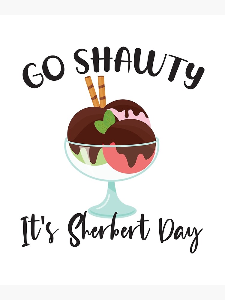 Go Shawty It's Sherbert Day Dish Towel - White Or Gray