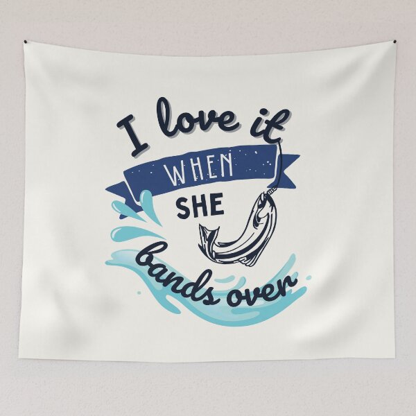 Item preview, I Love It When She Bends Over Fishing Fathers day Fishermen Gift designed and sold by SweetbeStore.