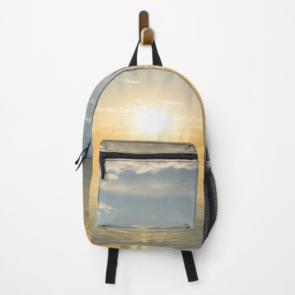 Item preview, Hopeful - Brilliant Overwater Sunrise Hugged by Clouds designed and sold by Georgia Mizuleva.