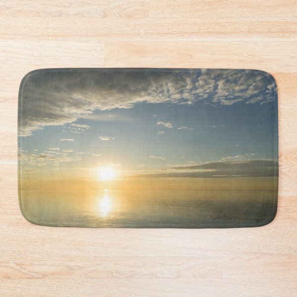 Item preview, Hopeful - Brilliant Overwater Sunrise Hugged by Clouds designed and sold by Georgia Mizuleva.