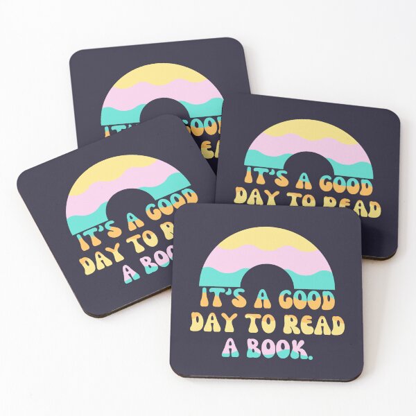 Item preview, It's A Good Day To Read A Book Retro Rainbow designed and sold by SunfullyYours.