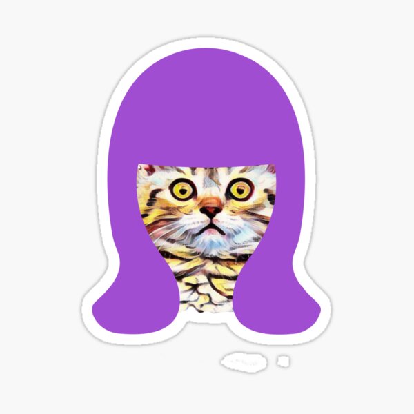 Aperçu de l'œuvre Chat avec perruque créée et vendue par DanaIrik.