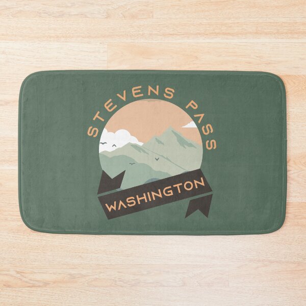 Item preview, Stevens Pass Washington, Ski Resort, Hiking, Climbing, Modern Style designed and sold by KittySSmith.