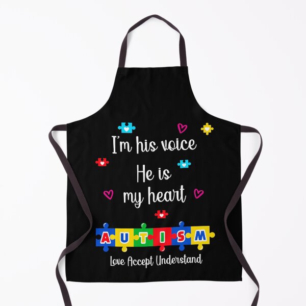 Item preview, I Am His Voice He Is My Heart Autism Awareness designed and sold by NarwhalShop.