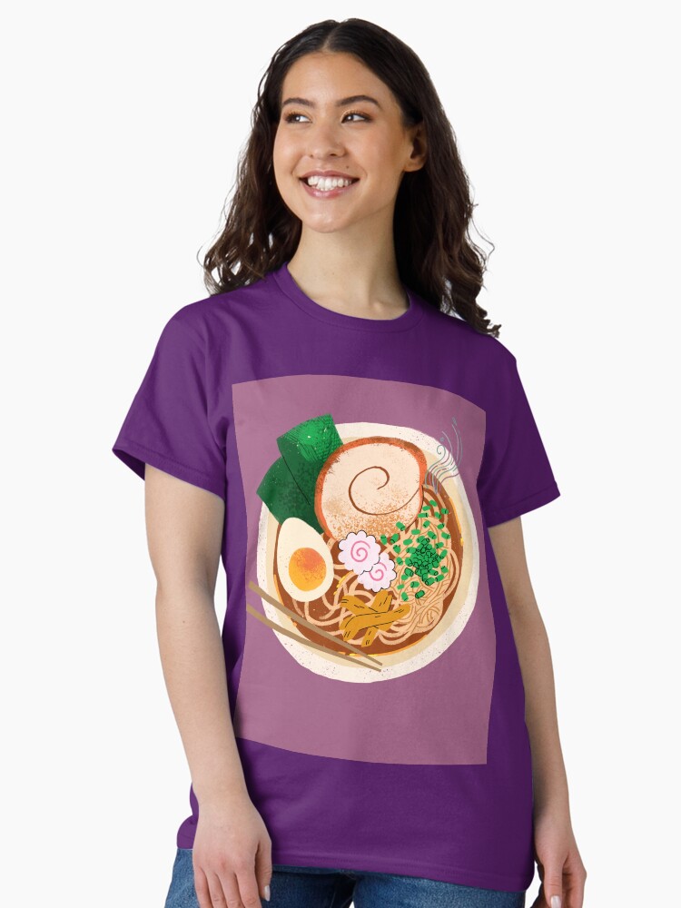 Thumbnail 1 of 7, Classic T-Shirt, Juicy Ramen art designed and sold by JiggsFashion.