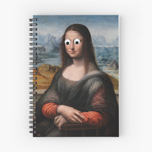 Item preview, Mona Lisa googly eyes designed and sold by vuilwerk.