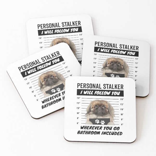 Item preview, Personal Stalker Dog – Pekingese designed and sold by More Cute Dogs.