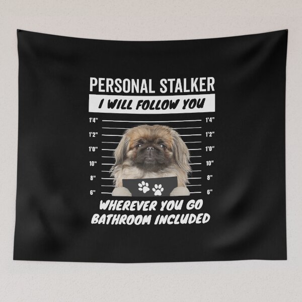 Item preview, Personal Stalker Dog – Pekingese designed and sold by More Cute Dogs.
