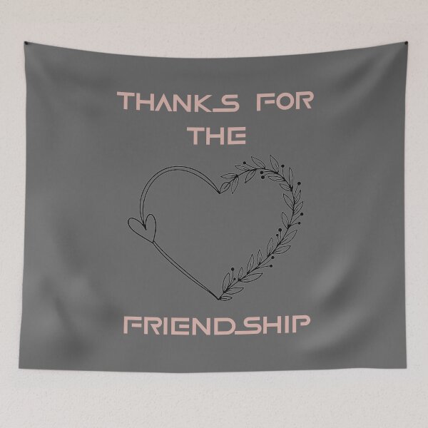 Item preview, Thanks for the Friendship Spiral Notebook designed and sold by crafts-gift.