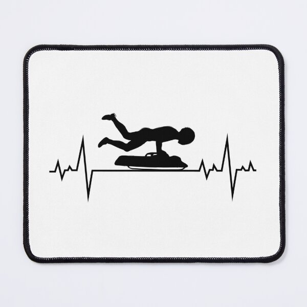 Item preview, Skeleton Bobsleigh Bobsled Racing Heartbeat Pulse designed and sold by TastefulTees.