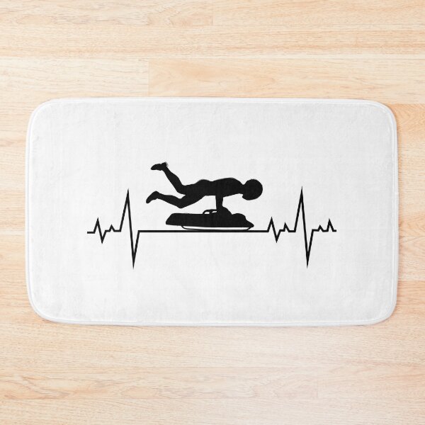 Item preview, Skeleton Bobsleigh Bobsled Racing Heartbeat Pulse designed and sold by TastefulTees.