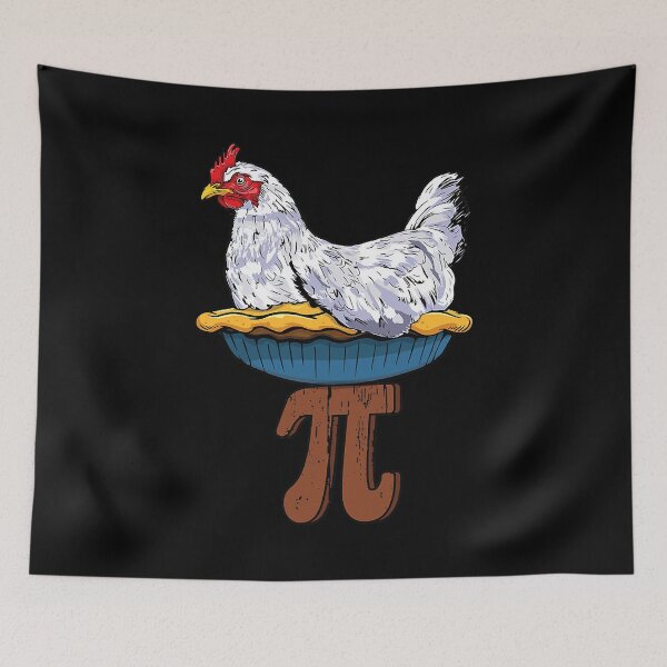 Item preview, Funny Chicken Pot Pie Lover Math Geek Math Nerd Pi Day designed and sold by davetmccall.