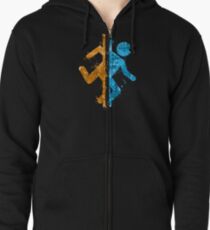 Sudadera con capucha y cremallera Salpicadura del portal