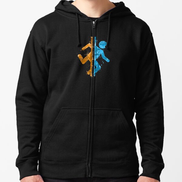 Portal Splatter Zipped Hoodie