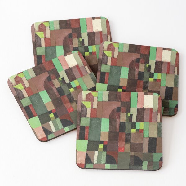Item preview, Paul Klee's Red and Green Architecture (1922)  designed and sold by BossyCatHome.