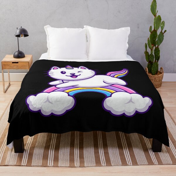 Item preview, Cute cat unicorn flying cartoon illustration. animal wildlife , customise car stickers Classic T-Shi designed and sold by hadderyagutt.