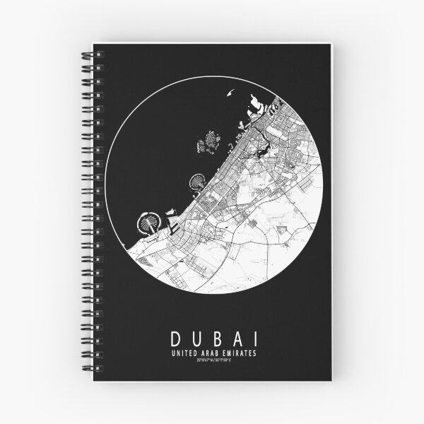 Item preview, Dubai City Map of the United Arab Emirates - Full Moon designed and sold by deMAP.